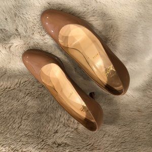 Christian Louboutin Shoes Nude Platform Colour Size 39.5 (9) US